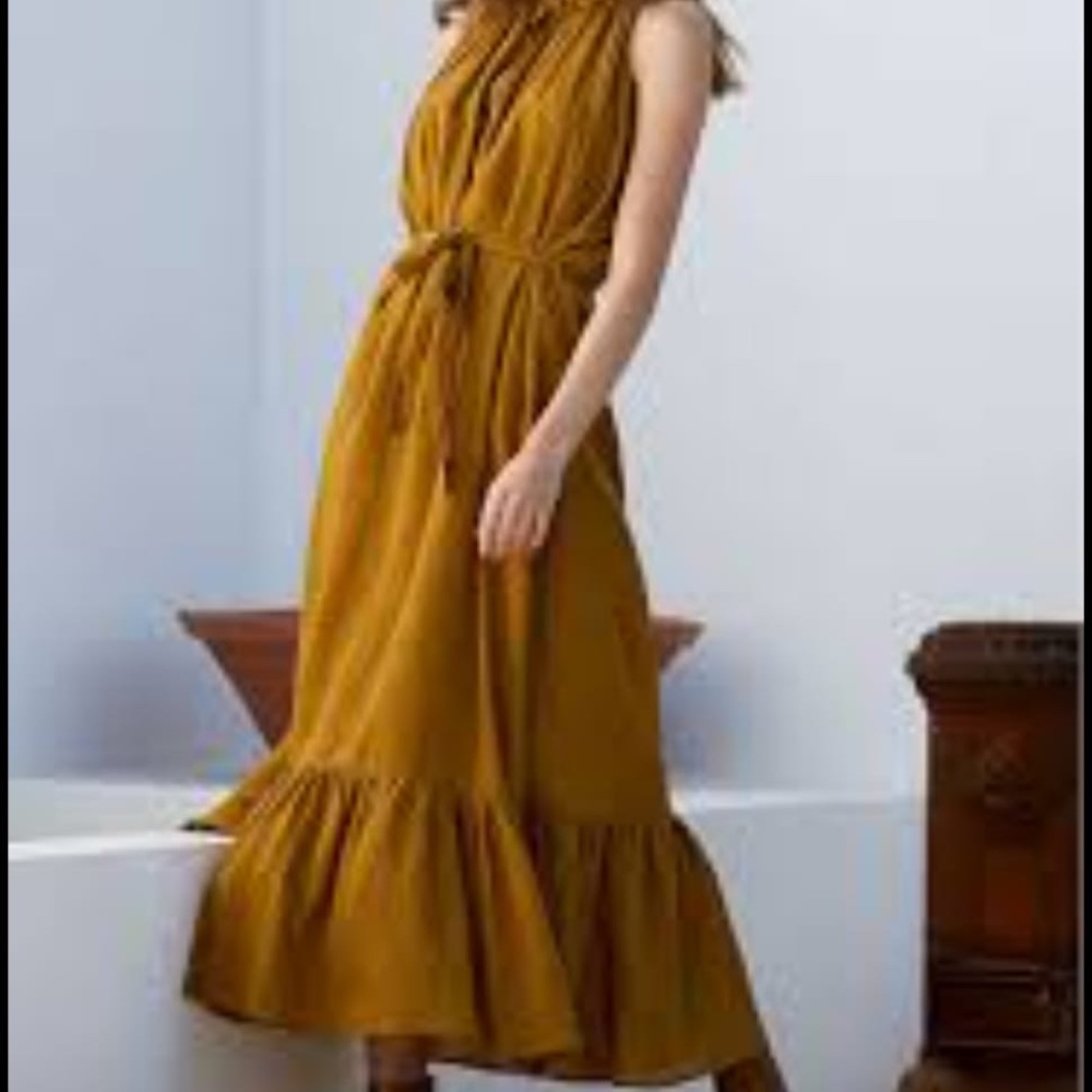 NWT RACHEL ZOE MUSTERED COLOR MAXI DRESS 💛
